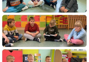 Uczniowie czytający książki