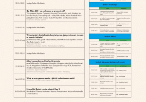 HARMONOGRAM NA PIĄTEK