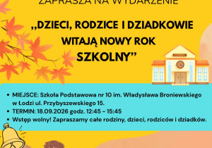 PLAKAT INFORMUJĄCY O WYDARZENIU